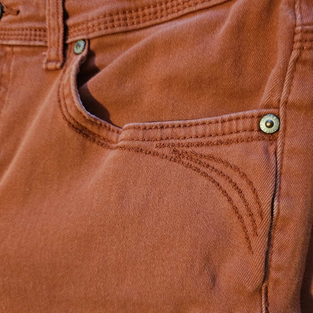 Style & Co. Women's Straight Leg Jeans in Coral - Picture 2 of 5